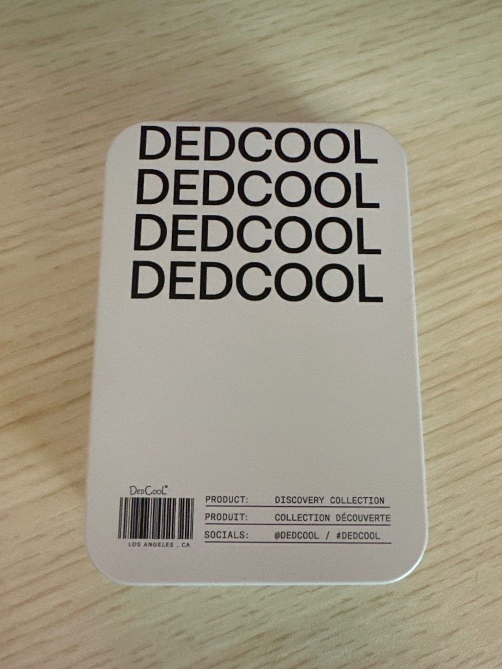 DEDCOOL sample set with tin